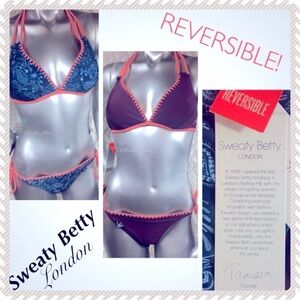 SWEATY BETTY Reversible Boho Bikini SET!